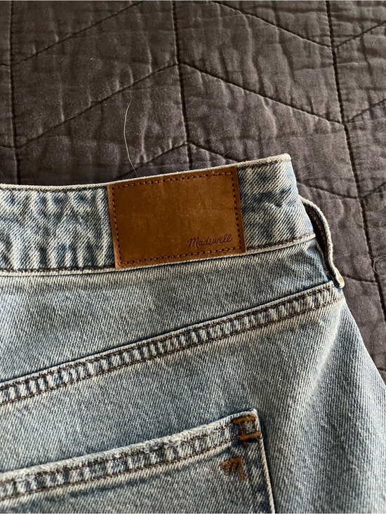 Madewell Denim - Madewell Light Blue Vintage Curvy Jeans with Brown Leather Tag